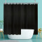 Rideau de douche noir 300x200 cm - miniature