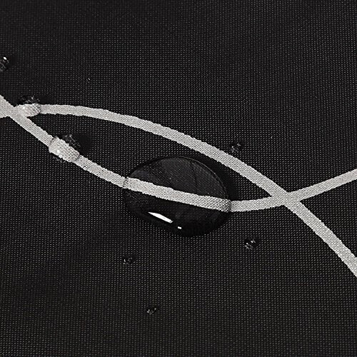 Rideau de douche noir 120x200 cm variant 2 