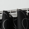 Rideau de douche noir 120x200 cm - miniature variant 4
