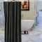 Rideau de douche noir 180x180 cm - miniature