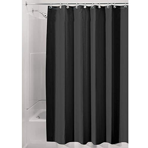 Rideau de douche noir 180x200 cm