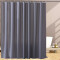 Rideau de douche gris eva 240x200 cm - miniature