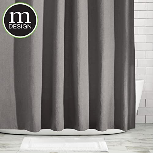 Rideau de douche gris 182.9x182.9 cm variant 1 