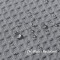Rideau de douche gris gaufre - 182x182 cm - miniature variant 2