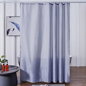 Rideau de douche gris bleu 180x180 cm