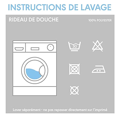 Rideau de douche marron le sable 120x200 cm variant 0 