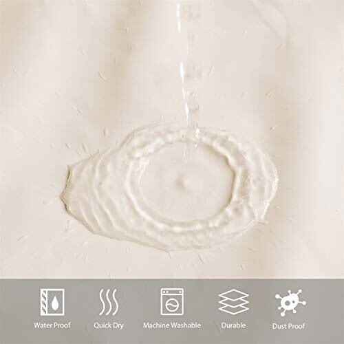 Rideau de douche beige 180x210 cm variant 0 