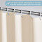 Rideau de douche beige 180x210 cm - miniature variant 2