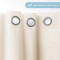 Rideau de douche beige 180x210 cm - miniature variant 3