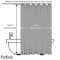 Rideau de douche beige 180x210 cm - miniature variant 6