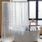 Rideau de douche Transparent argenté 180x200 cm - miniature variant 4