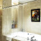Rideau de douche Transparent eau cube 180x200 cm - miniature