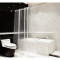 Rideau de douche Transparent eau cube 180x200 cm - miniature variant 6