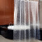 Rideau de douche Transparent clair 180x180 cm - miniature