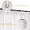 Rideau de douche Transparent galets 183x183 cm - miniature variant 4