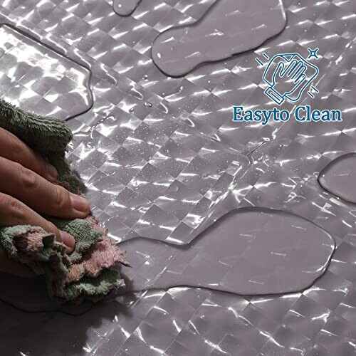 Rideau de douche Transparent a-d 180x180 cm variant 3 