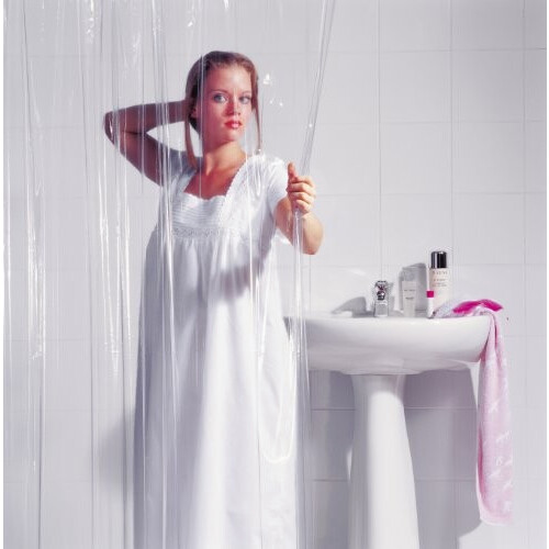 Rideau de douche Transparent blanc 120x200 cm variant 0 