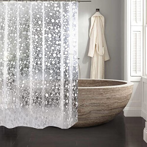Rideau de douche Transparent non applicable 180x200 cm