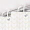 Rideau de douche Transparent motif À chevrons 180x180 cm - miniature variant 4